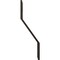Ekena Millwork Premium Z-Brackets for Barn Door Track (set of 2), Bronze Texture GB6001TZBZ - alternate 3